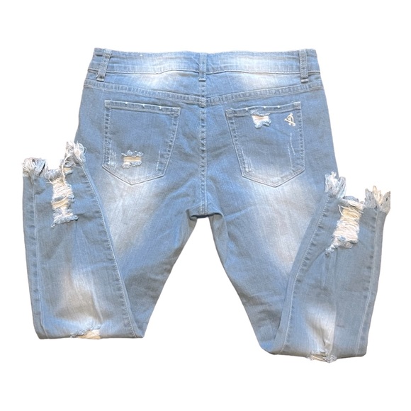 VIP Jeans Womens Cropped Straight Leg Size 11/12 High Rise - Picture 6 of 6